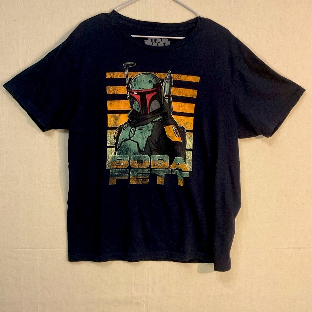 Star Wars officially licensed Bobba-Fett Graphic Tee, / LARGE/ A+ - Picture 4 of 6
